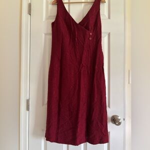 Elegant Red Sleeveless Dress Kaliko 14